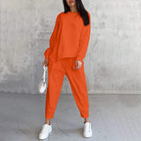 Enia – Bequemes Zweiteiliges Set – Oranje