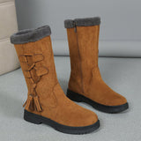 Jackie™ - Warme Damenstiefel mit Reißverschluss an der Seite – Braun
