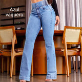 Viktoria™ Mühelos Stylische Jeans – Blau