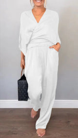 Kuliah – Elegantes 2-Teiliges Set – Weiß