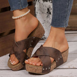 Oakley | Boho Wedge-Sandale für Damen – Braun (Fast ausverkauft)