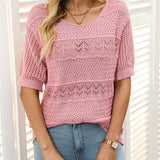 Ramona™ Leichte Atmungsaktive Bluse – Rosa