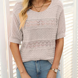 Ramona™ Leichte Atmungsaktive Bluse – Beige