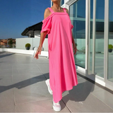 Ciara - Müheloses Fließkleid – Pink