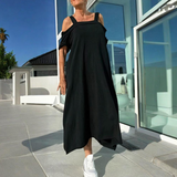 Ciara - Müheloses Fließkleid – Schwarz