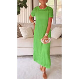 Bethany™ Cut-Out Maxi-Kleid mit kostenlosem Unterkleid – Grün