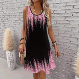 Luitgard™ Schmeichelhaftes Gradientenkleid – Rosa