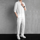 Luis™ Luftig-Elegantes Outfit – Weiß