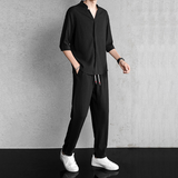 Luis™ Luftig-Elegantes Outfit – Schwarz