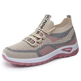 Xarae - leichte, gedämpfte Laufschuhe mit Schnürung – Khaki