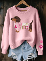 Amarinne – Stilvoller Freizeitpullover – Rosa