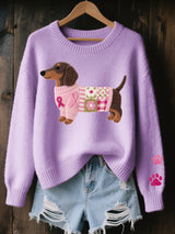 Amarinne – Stilvoller Freizeitpullover – Violett