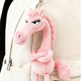 TinyHorse – Handgefertigtes Weiches Handpuppenspielzeug – Rosa