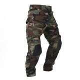Fenric - strapazierfähige Taktikhose – Camo-Braun
