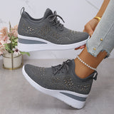 Luriya - Funkelnde Strass-Schuhe – Grau
