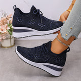 Luriya - Funkelnde Strass-Schuhe – Schwarz
