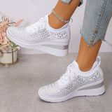 Luriya - Funkelnde Strass-Schuhe – Weiß