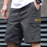 Cassian - Leichte Cargoshorts – Grau