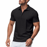Quinlan - Modern Fit Poloshirt – Schwarz