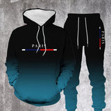 Max | Herren Sport-Set – Koordiniertes Herren Sportoutfit – Schwarz-Blau
