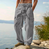 David | Vielseitige Cargo-Sommerhose – Grau