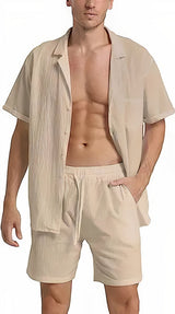 Stylisches Sommer-Set für Männer - Gelo – Khaki