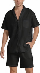 Stylisches Sommer-Set für Männer - Gelo – Schwarz