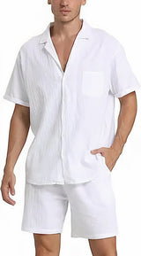 Stylisches Sommer-Set für Männer - Gelo – Weiß