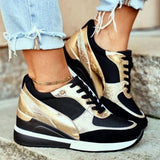 Tamara | Damen Komfort Sneaker mit Schnürung – Schwarz
