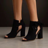 Ekanthi - Elegante Sandale Mit Absatz – Schwarz