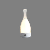 LED Tischlampe in Flaschenform – Wiederaufladbare Designleuchte – Weiß
