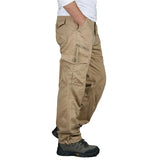 Tobias | Herren Cargohose Arbeitshose mit Seitentaschen – Khaki