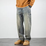 Trendige gewaschene Sommerjeans für Männer - Markust – Sand