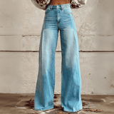 Mariola – Vintage Boho Hose – Blau