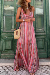 Maeva – Boho-Maxikleid in leuchtendem Rot für deinen Sommer-Look – Rot