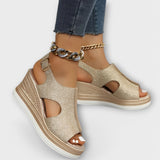 Rosalie - Innovative Orthopädische Sandalen – Gold