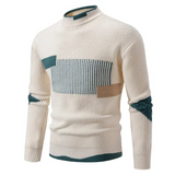 Rainer | Premium Pullover – Geometrisches Beige