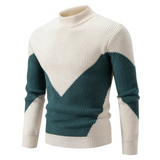 Rainer | Premium Pullover – Weißer Rhombus