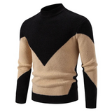 Rainer | Premium Pullover – Schwarzer Rhombus