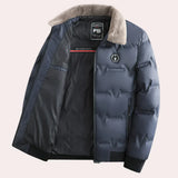 Justin - modische winterjacke für herren – Dunkelblau