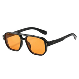 Unisex Doppelsteg-Aviator-Sonnenbrille – Hive