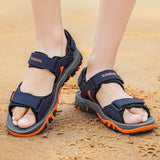 Unterstützende Strandsandalen für Männer - Severino – Blau