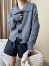 Haven | Premium Strick-Cardigan – Grau