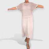 Alma | Sommerkleid-Set für Damen – Beige