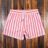 Gestreifte Herren Badeshorts - Modisch und bequem – Rosa