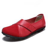 Hochwertige orthopädische Schuhe aus echtem, bequemem Leder Loafers – Rot