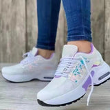 Rutschfeste orthopädische Schuhe mit Fußgewölbeunterstützung – Lila