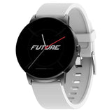 Melvin Sportliche Smartwatch Mit Fitness Tracker Wasserdicht, GPS, Herzfrequenz Und Bluetooth 5.1 – Silber - Schwarz