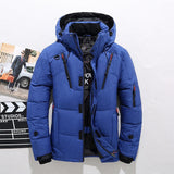 Gab - Hochwertiger Mantel Mode Daunenjacke – Blau