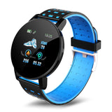 Stanley Gummi Bluetooth Smartwatch Günstig – Robustes Gummiband, 35mm Display, Bluetooth 4.0 – Schwarz - Blau